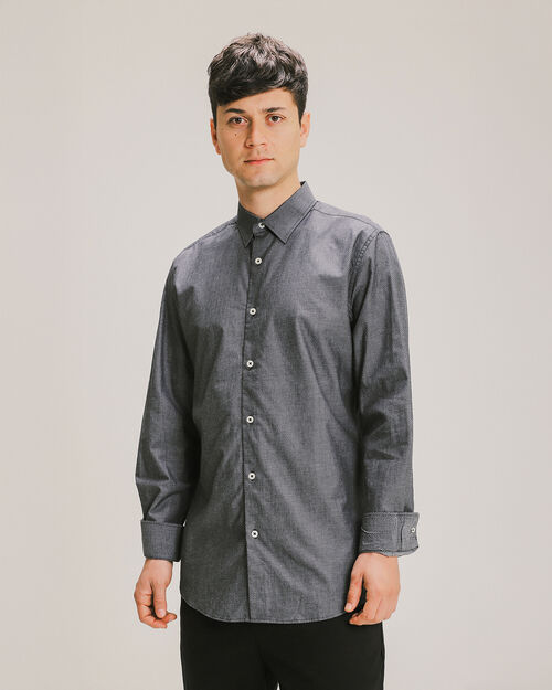 Camisa Manga Larga Gris